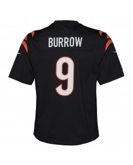 Joe Burrow Cincinnati Bengals Nike Jugend-Spieler Trikot – Schwarz