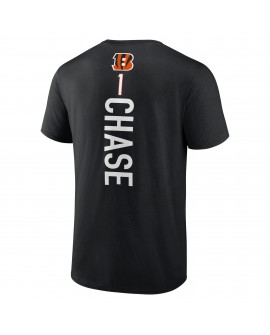 Ja'Marr Chase Cincinnati Bengals Spielmacher-T-Shirt – Schwarz
