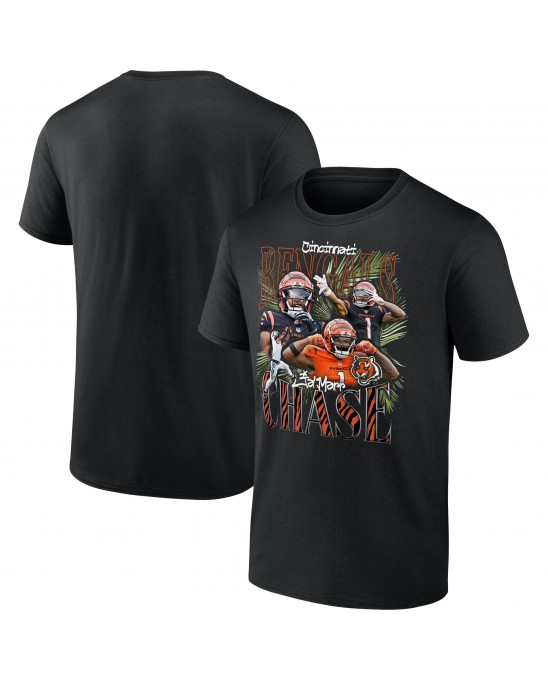 Ja'Marr Chase Cincinnati Bengals Notorious Grafik-T-Shirt – Schwarz