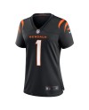 Ja'Marr Chase Cincinnati Bengals Nike Damen-Spieler Trikot – Schwarz
