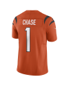 Ja'Marr Chase Cincinnati Bengals Nike Vapor F.U.S.E. Limitiertes Trikot – Orange