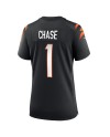Ja'Marr Chase Cincinnati Bengals Nike Damen-Spieler Trikot – Schwarz