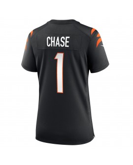 Ja'Marr Chase Cincinnati Bengals Nike Damen-Spieler Trikot – Schwarz