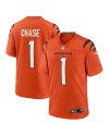 Ja'Marr Chase Cincinnati Bengals Nike Alternatives Spieler Trikot – Orange