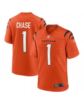 Ja'Marr Chase Cincinnati Bengals Nike Alternatives Spieler Trikot – Orange