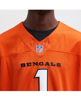 Ja'Marr Chase Cincinnati Bengals Nike Vapor F.U.S.E. Limitiertes Trikot – Orange