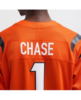 Ja'Marr Chase Cincinnati Bengals Nike Vapor F.U.S.E. Limitiertes Trikot – Orange