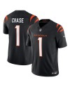Ja'Marr Chase Cincinnati Bengals Nike Vapor F.U.S.E. Limitiertes Trikot – Schwarz