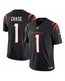 Ja'Marr Chase Cincinnati Bengals Nike Vapor F.U.S.E. Limitiertes Trikot – Schwarz
