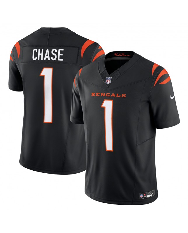Ja'Marr Chase Cincinnati Bengals Nike Vapor F.U.S.E. Limitiertes Trikot – Schwarz