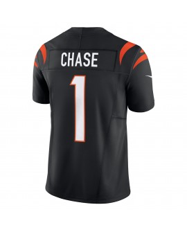 Ja'Marr Chase Cincinnati Bengals Nike Vapor F.U.S.E. Limitiertes Trikot – Schwarz