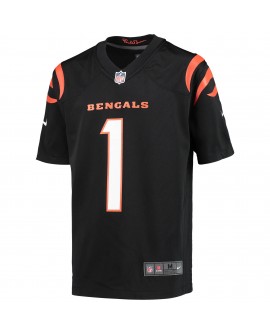 Ja'Marr Chase Cincinnati Bengals Nike Jugend-Spieler Trikot – Schwarz