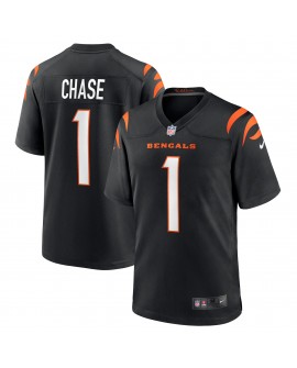 Ja'Marr Chase Cincinnati Bengals Nike Spieler Trikot – Schwarz