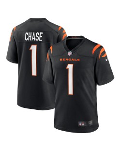 Ja'Marr Chase Cincinnati Bengals Nike Spieler Trikot – Schwarz