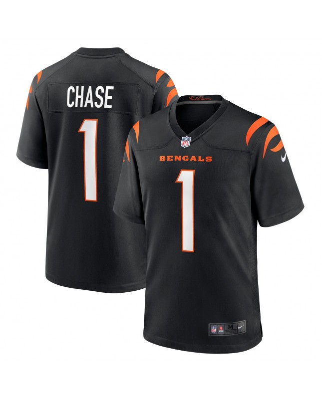 Ja'Marr Chase Cincinnati Bengals Nike Spieler Trikot – Schwarz