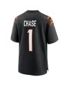 Ja'Marr Chase Cincinnati Bengals Nike Spieler Trikot – Schwarz