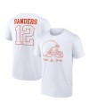 Shedeur Sanders Cleveland Browns Outline Spieler-T-Shirt – Weiß