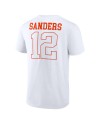 Shedeur Sanders Cleveland Browns Outline Spieler-T-Shirt – Weiß