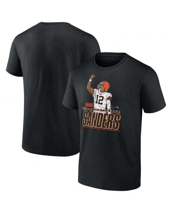 Shedeur Sanders Cleveland Browns Believe T-Shirt – Schwarz