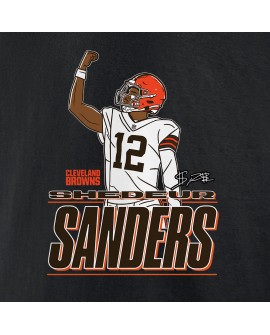 Shedeur Sanders Cleveland Browns Believe T-Shirt – Schwarz