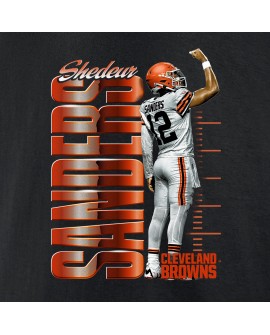 Shedeur Sanders Cleveland Browns Celebration T-Shirt – Schwarz