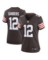 Shedeur Sanders Cleveland Browns Nike Damen 2025 NFL Draft Spieler Trikot – Braun
