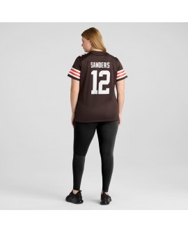 Shedeur Sanders Cleveland Browns Nike Damen 2025 NFL Draft Spieler Trikot – Braun