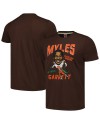 Myles Garrett Cleveland Browns Homage Unisex-Caricature-Spieler-Tri-Blend-T-Shirt – Heathered Brown