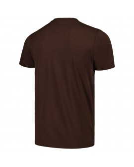 Myles Garrett Cleveland Browns Homage Unisex-Caricature-Spieler-Tri-Blend-T-Shirt – Heathered Brown