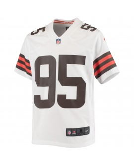 Myles Garrett Cleveland Browns Nike Jugend-Spieler Trikot – Weiß