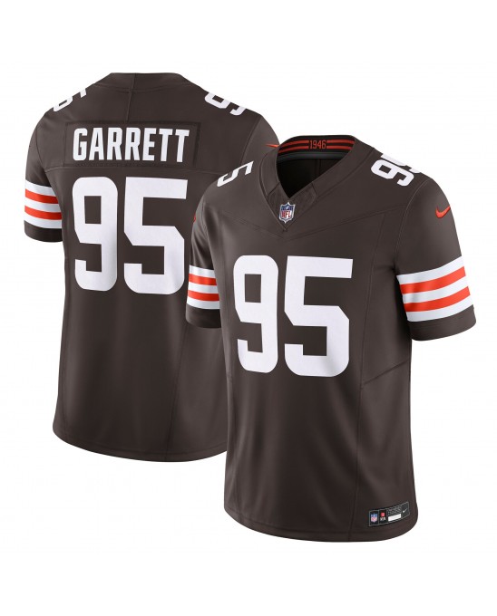 Myles Garrett Cleveland Browns Nike Team Vapor F.U.S.E. Limitiertes Trikot – Braun