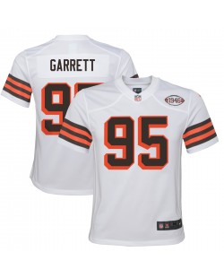Myles Garrett Cleveland Browns Nike Jugend-Spieler Trikot – Weiß