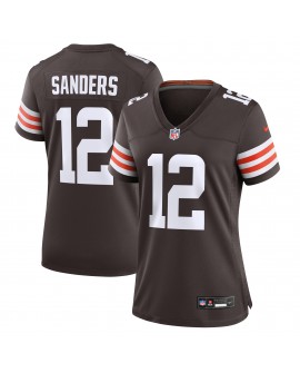 Shedeur Sanders Cleveland Browns Nike Damen 2025 NFL Draft Spieler Trikot – Braun