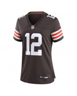 Shedeur Sanders Cleveland Browns Nike Damen 2025 NFL Draft Spieler Trikot – Braun