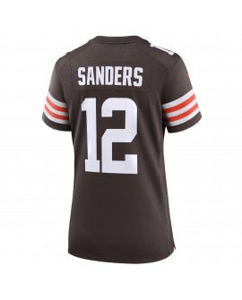 Shedeur Sanders Cleveland Browns Nike Damen 2025 NFL Draft Spieler Trikot – Braun