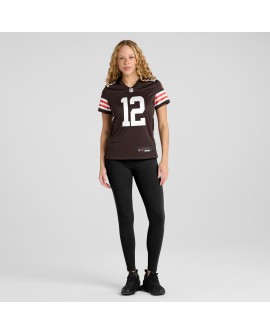 Shedeur Sanders Cleveland Browns Nike Damen 2025 NFL Draft Spieler Trikot – Braun