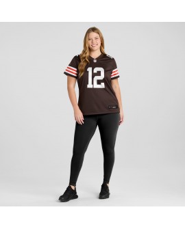 Shedeur Sanders Cleveland Browns Nike Damen 2025 NFL Draft Spieler Trikot – Braun
