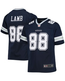 CeeDee Lamb Dallas Cowboys Nike Mädchen-Jugend-Spieler Trikot – Marineblau