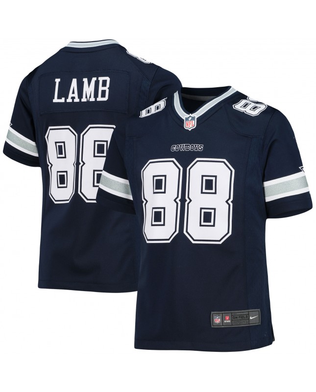 CeeDee Lamb Dallas Cowboys Nike Mädchen-Jugend-Spieler Trikot – Marineblau