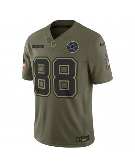 CeeDee Lamb Dallas Cowboys Nike 2025 Salute to Service Limited Trikot – Olivgrün
