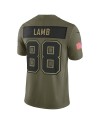 CeeDee Lamb Dallas Cowboys Nike 2025 Salute to Service Limited Trikot – Olivgrün