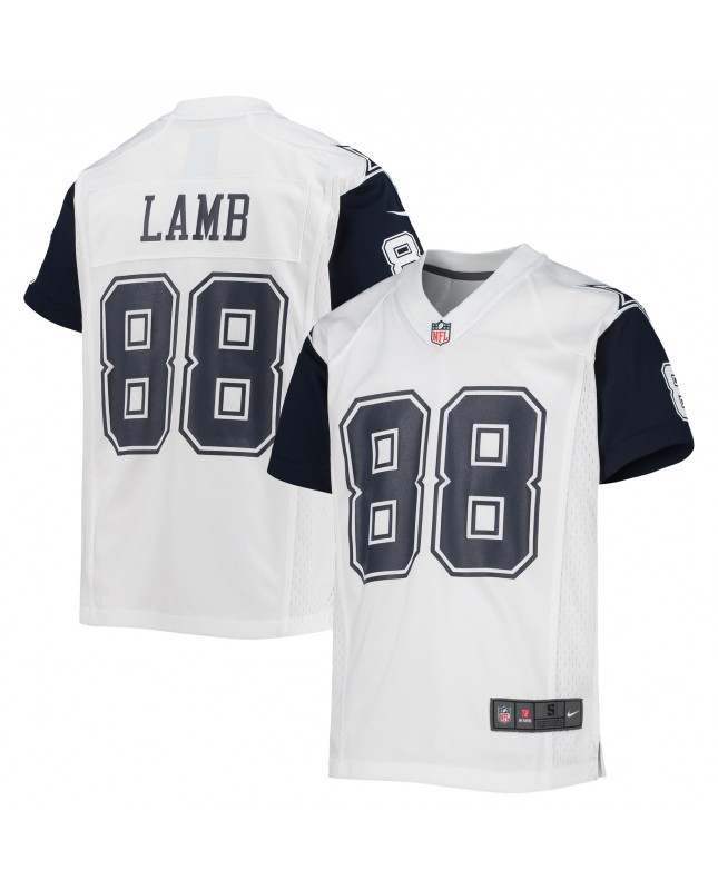 CeeDee Lamb Dallas Cowboys Nike Jugend-Ausweichtrikot – Weiß