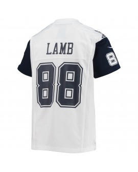 CeeDee Lamb Dallas Cowboys Nike Jugend-Ausweichtrikot – Weiß