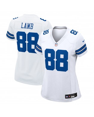 CeeDee Lamb Dallas Cowboys Nike Damen-Spieler Trikot – Weiß