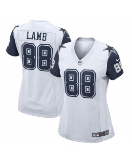 CeeDee Lamb Dallas Cowboys Nike Damen-Ausweichtrikot für das 2. Spiel – Weiß