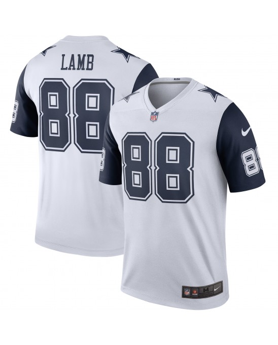 CeeDee Lamb Dallas Cowboys Nike Legend Spieler Performance Top – Weiß