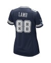 CeeDee Lamb Dallas Cowboys Nike Damen-Spieler Trikot – Marineblau