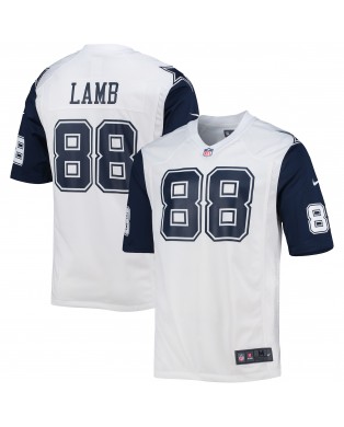 CeeDee Lamb Dallas Cowboys Nike AlternateTeam-Trikot – Weiß