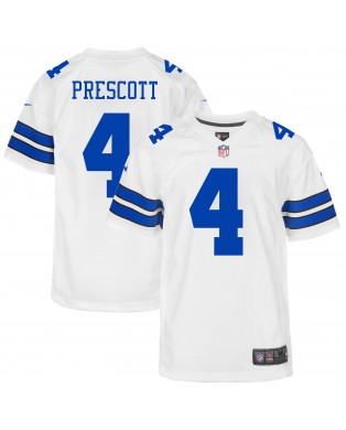 Dak Prescott Dallas Cowboys Nike Jugend-Spieler Trikot – Weiß