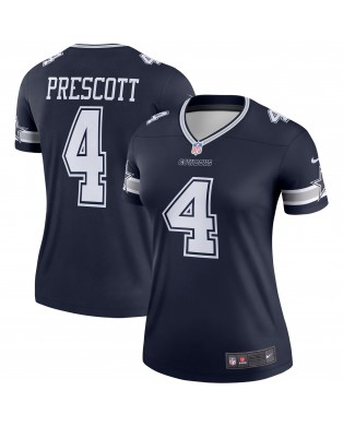Dak Prescott Dallas Cowboys Nike Women's Legend Spieler Performance Top - Navy